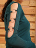 Shop Women's Green Fitted Textured Regular Top Online.