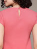 Freehand by The Indian Garage Co Women Boxy Textured Regular Top