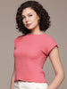 Freehand by The Indian Garage Co Women Boxy Textured Regular Top