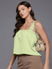 Freehand by The Indian Garage Co Women Loose Fit Textured Cami Top