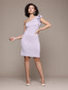 Freehand Women Fitted Textured One Shoulder Dress