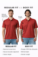 Men's Purple Boxy Fit Vertical Stripes Casual T-Shirt