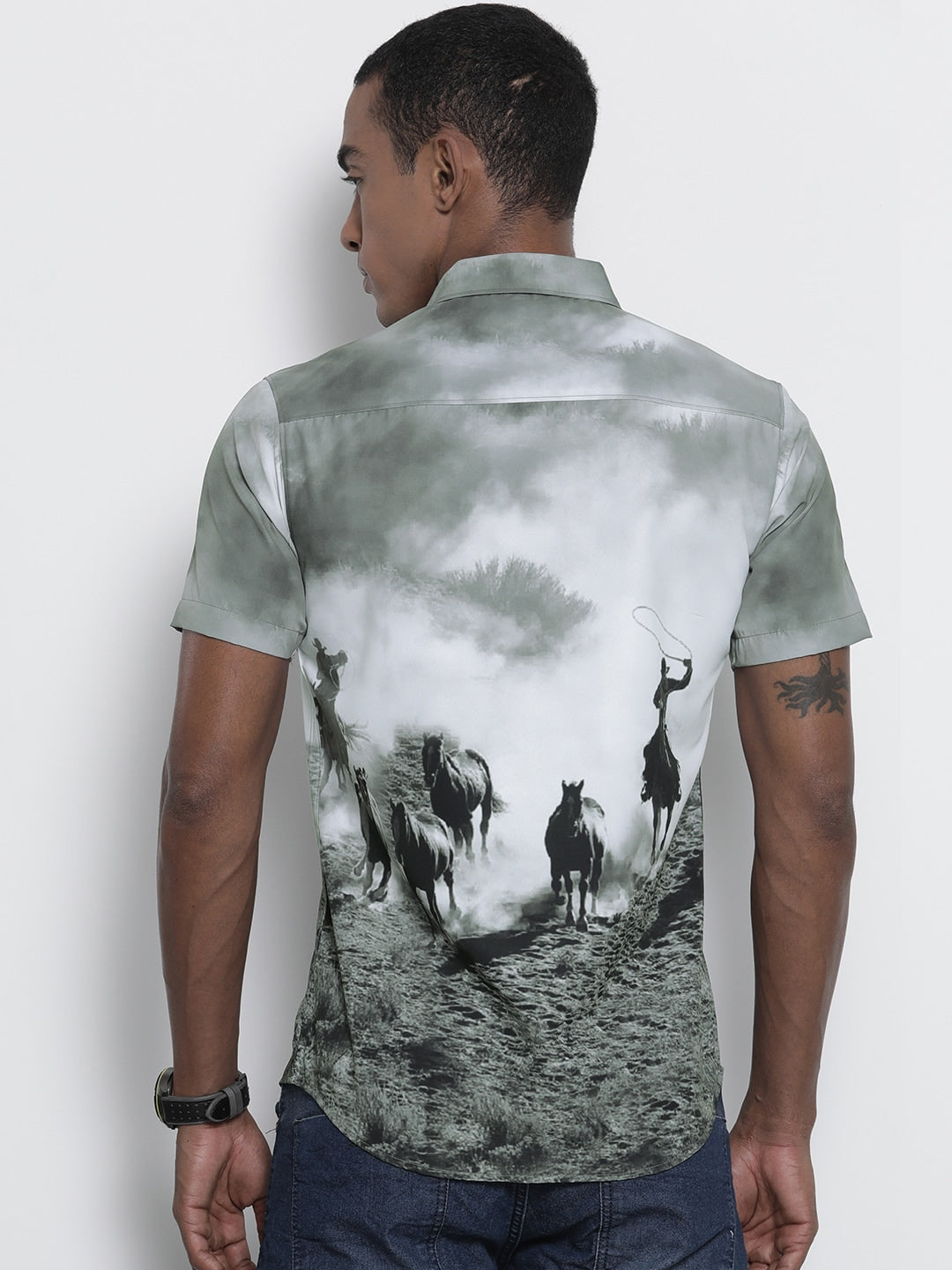 Shop Men Printed Shirt Online.