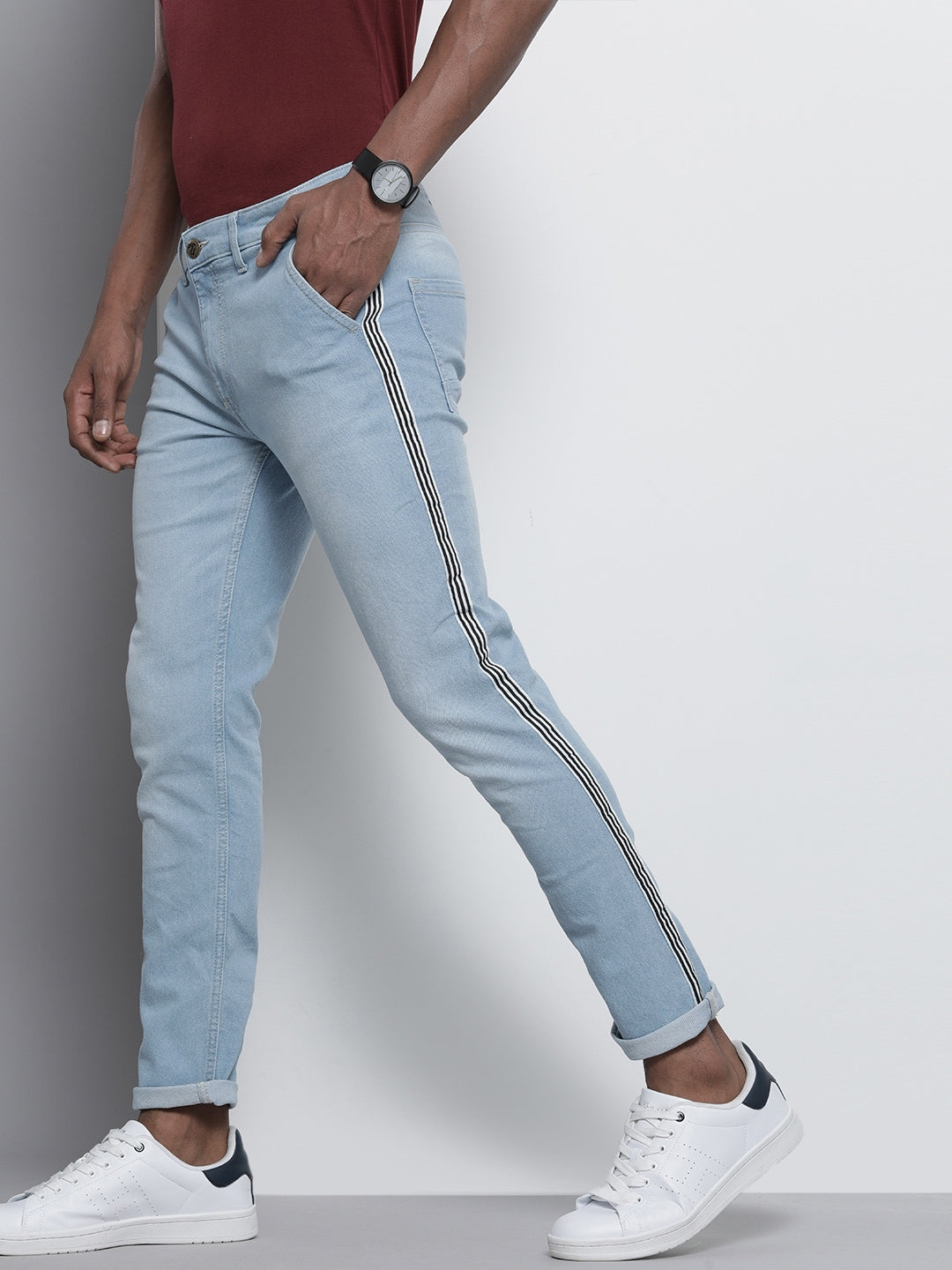 Shop Men Solid Jeans Online.