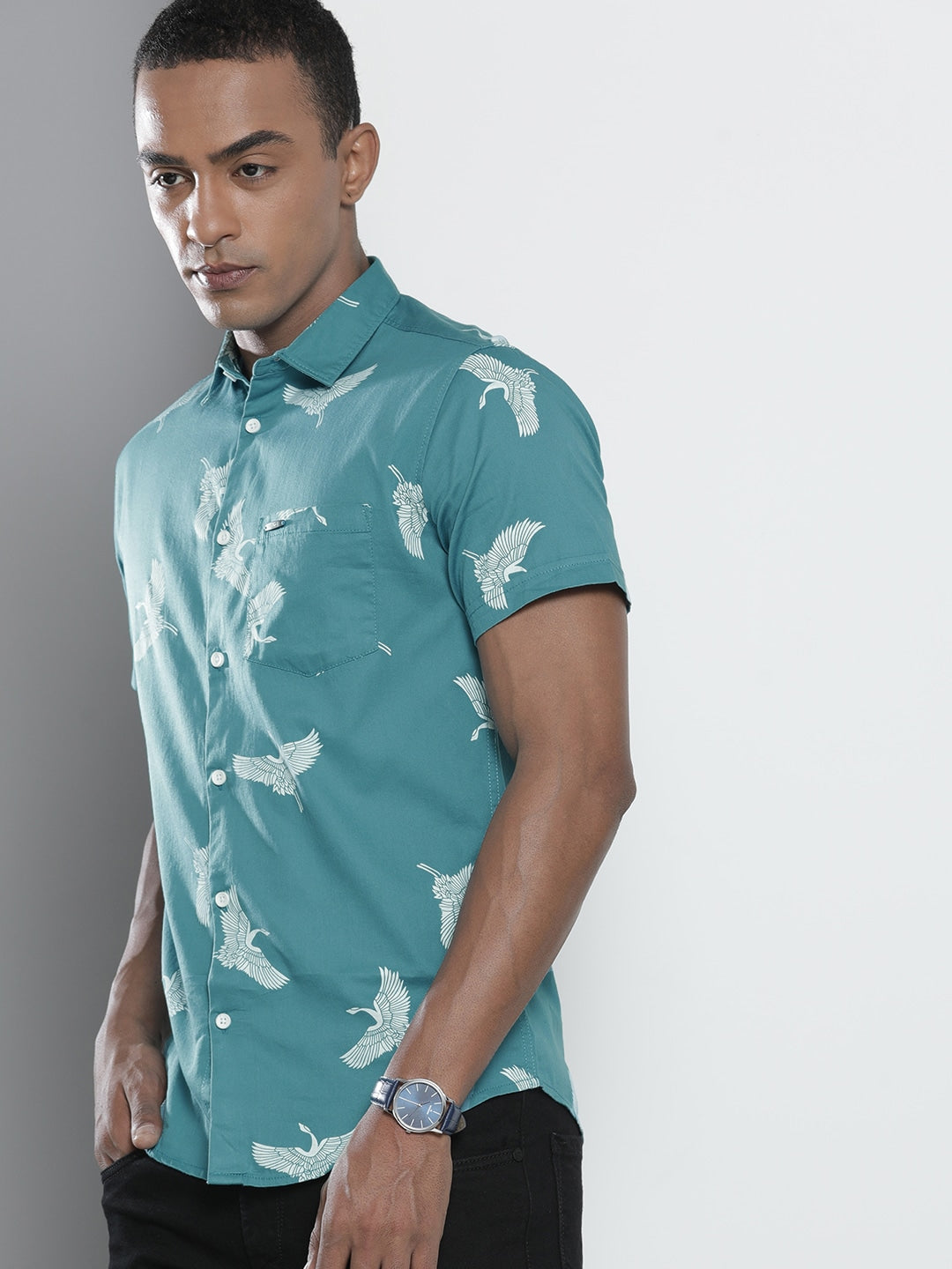 Shop Men Tropical Casual Shirt Online.
