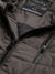Men's Polyester Charcoal Solid Slim Fit Long Sleeves Jackets