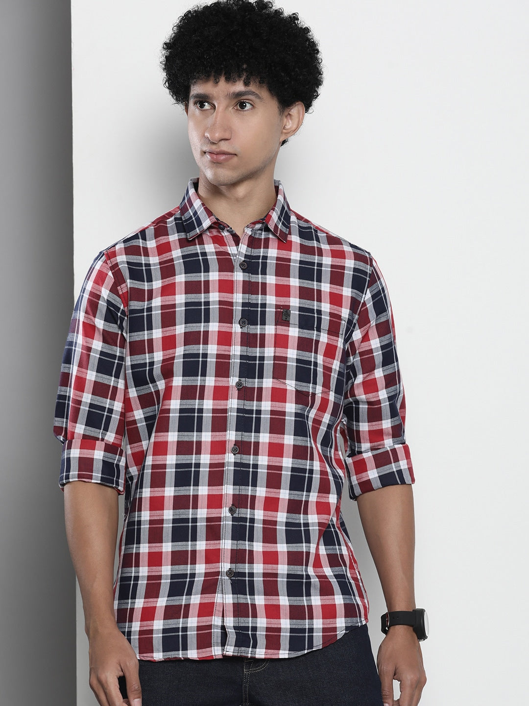 Shop Men Checkered Shirt Online.