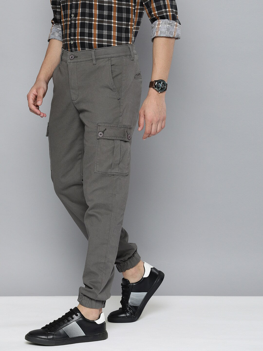 HAPIMO Men's Cotton Cargo Jogger Cuff Pants Summer Discount Casual Workout  Sports Zipper Button Comfy Trousers for Boys Fashion Solid Sale Black S -  Walmart.com