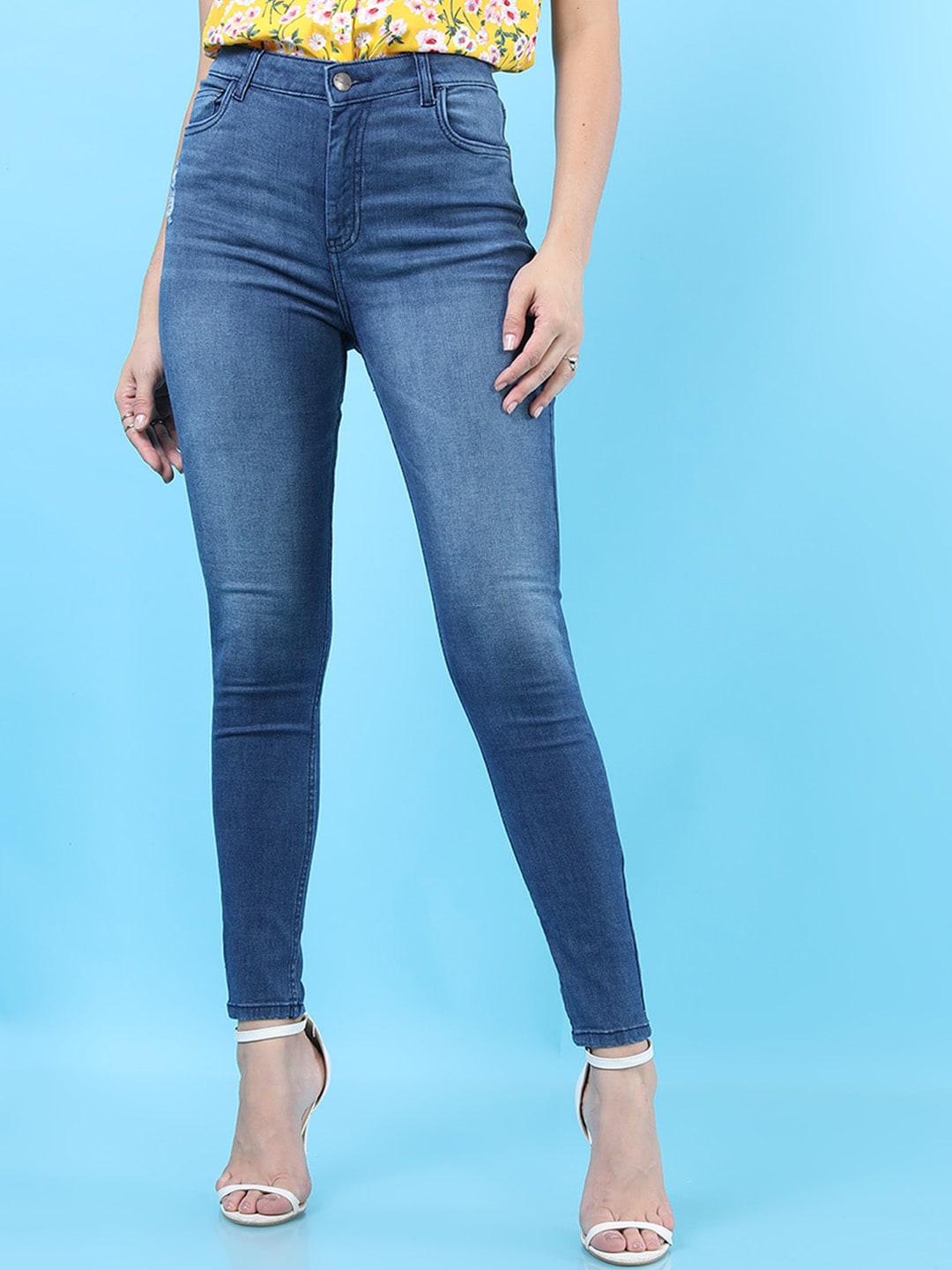 Shop Women Solid Jeans Online.