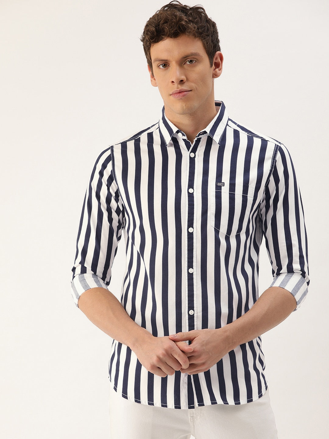 Shop Men Striped Shirt Online.