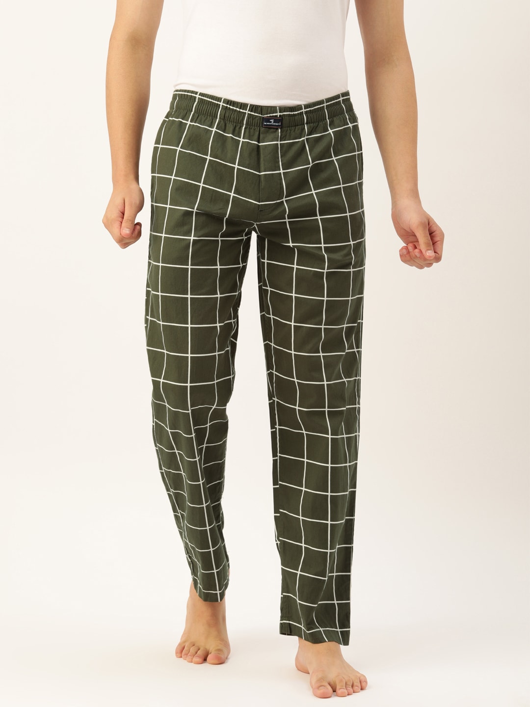 Shop Men Checkered Lounge Pants Online.