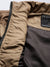 Men's Polyester Black Colourblocked Slim Fit Sleeveless Jackets