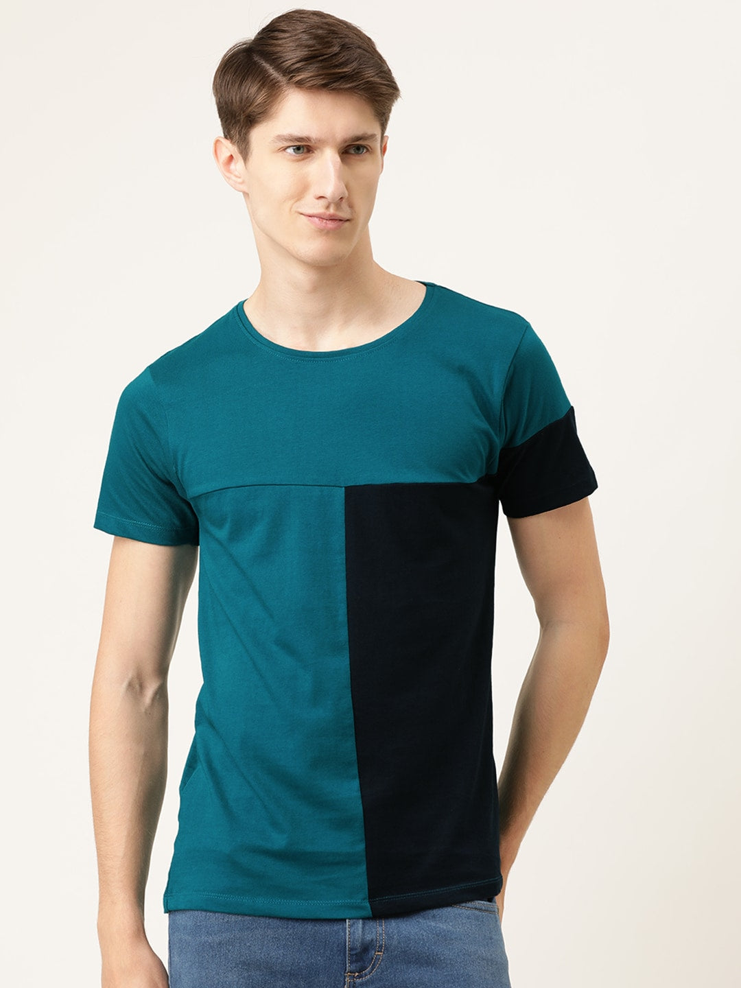 Shop Men Solid T-Shirt Online.