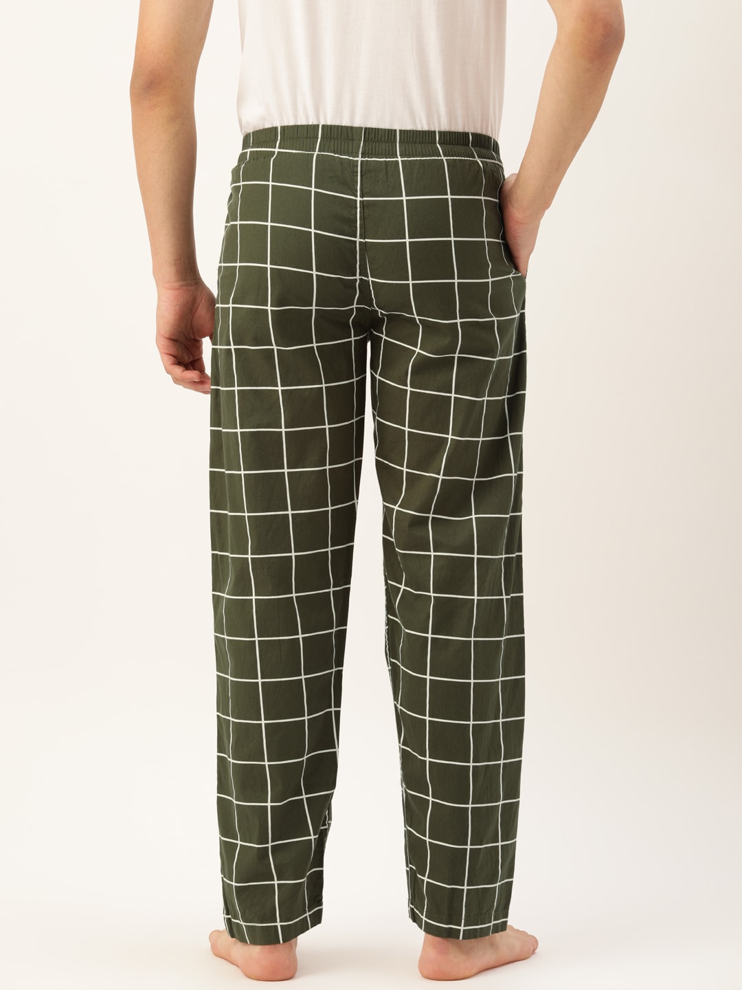 Shop Men Checkered Lounge Pants Online.