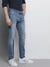 Men's Blue Solid Slim Fit Stretchable Jeans