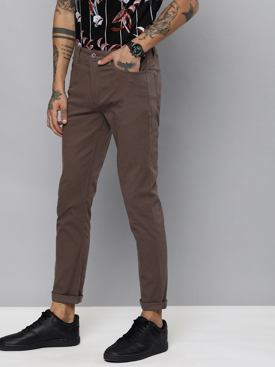 Buy Sky Blue Trousers  Pants for Men by The Indian Garage Co Online   Ajiocom