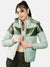 Women Boxy Colorblock Jacket