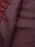 Men's Polyester Burgundy Solid Slim Fit Long Sleeves Jackets