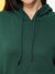 Women Hooded Longlenght Sweatshirt